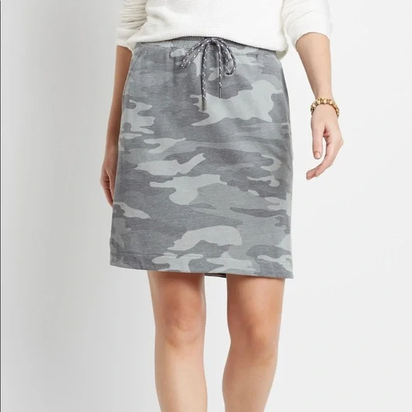 Maurices Skirts Nwt Maurices Size Xl Camo Print Terry Cloth